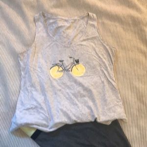 🍀3/$15🌿 Lemon bicycle tank